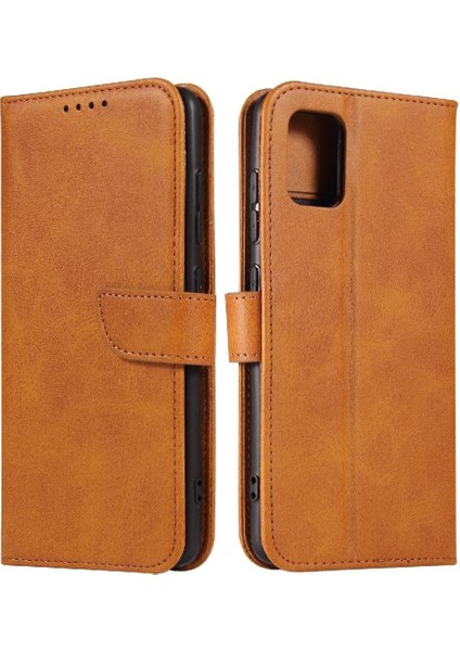 Samsung Galaxy A51 4G/M40S Manyetik Karbon Fiber Tam Koruma (Yurt Dışından)