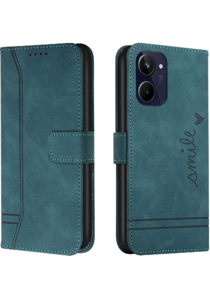 Realme 10 4g Flip Folio Cüzdan Kart Yuvaları Için Telefon Kılıfı Kapak El Kayışı (Yurt Dışından)