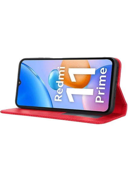 Xiaomi Redmi 11 Başbakan 4g Pu Deri Cüzdan Manyetik Kapatma (Yurt Dışından)