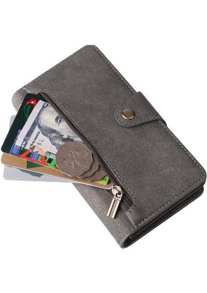 El Kayışı Fermuar Cüzdan Kapak Kart Tutucu Deri ile iphone 14 Için Kılıf (Yurt Dışından) fırsatları