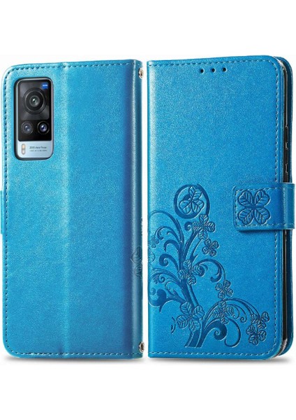 Vivo X60 Kısa Kayış Zarif Iş Deri Kılıf Için Kılıf Kapak Çevirin (Yurt Dışından)