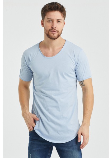 Erkek Bisiklet Yaka T-Shirt