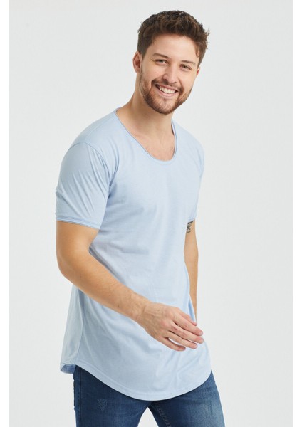 Erkek Bisiklet Yaka T-Shirt