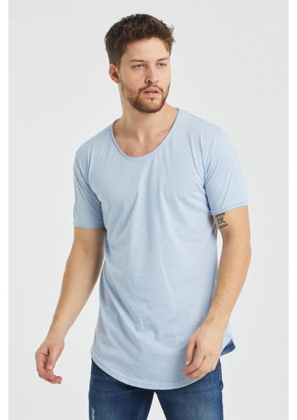 Erkek Bisiklet Yaka T-Shirt