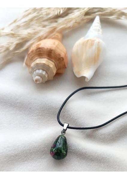 Gerdanlık Yoga Reiki Doğal Zoizit Taşı Kadın Kolye fırsatları