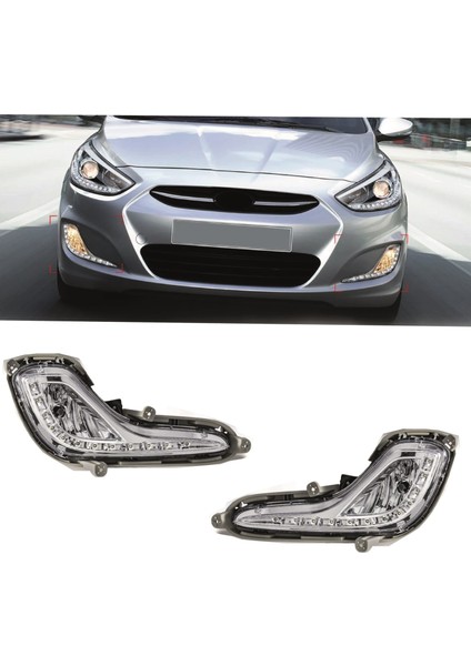 Hyundai Accent Blue Sis Lambası Ledli Sağ Sol Takım 2011-2017