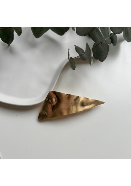 Gold Ezme Üçgen Toka