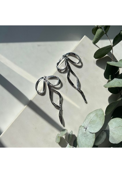 Silver Fiyonk Küpe