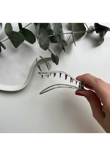 Silver Dalgalı Oval Toka fiyatları