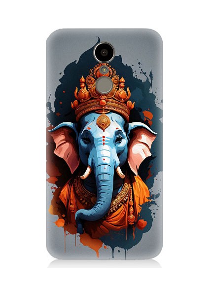 Lg K8 2017 Uyumlu Ganesha Ganeşa Desenli Silikon Kılıf