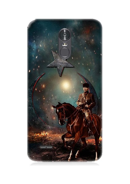Lg Stylus 3 Uyumlu Mustafa Kemal Atatürk ve Mücadele Yılları Desenli Silikon Kılıf