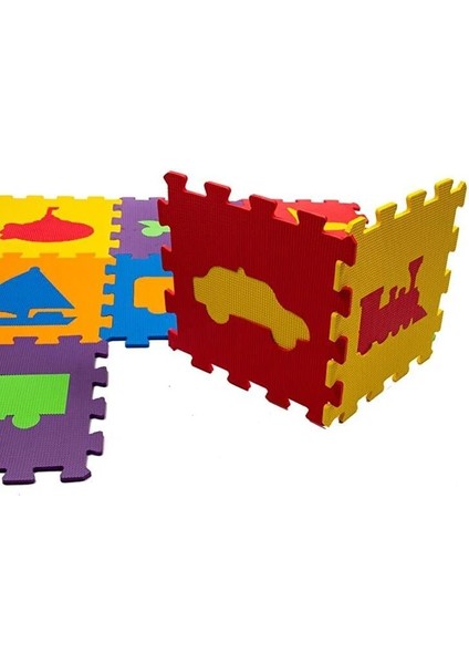 Eva Puzzle Oyun Matı Minder 7mm Taşıtlar 33X33CM 9 Adet fiyatları