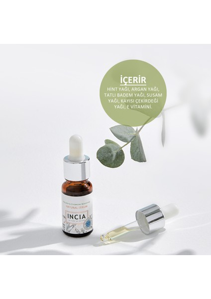 %100 Doğal Kaş Ve Kirpik Güçlendirici Serum Bitkisel Yoğunlaştırıcı Yoğun Bakım Yağı Vegan 10 ml X2 Adet