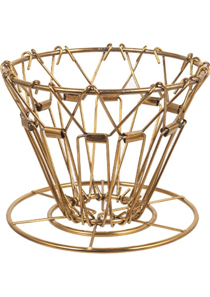 Kahve Filtresi Konisi Kahve Damlatıcı Standı Tutucu Altın Üzerine Dökün (Yurt Dışından) fiyatları