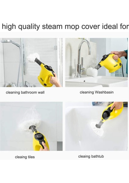 Karcher Sc1 Sc2 Sc3 Için Yer Bezi+ El Nozulu Örtü Bezi+ Fırçalar (Yurt Dışından)