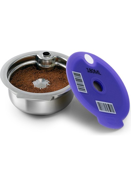 Bosch Tassimo Makinesi Doldurulabilir Filtre Için Kahve Kapsülü Pod 180ML (Yurt Dışından)