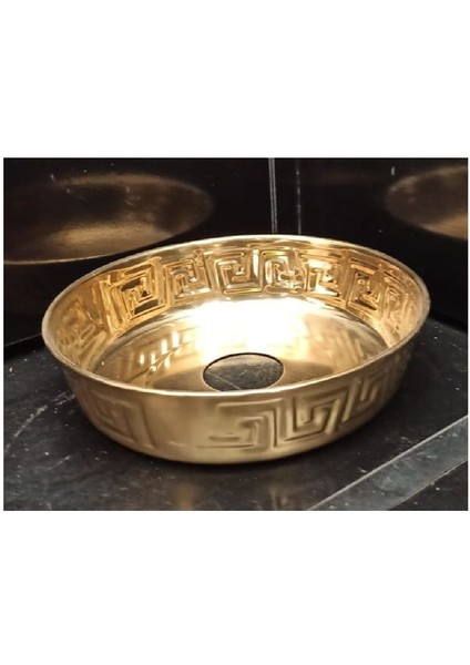Altın Rengi Megahed Metal Nargile Çanağı