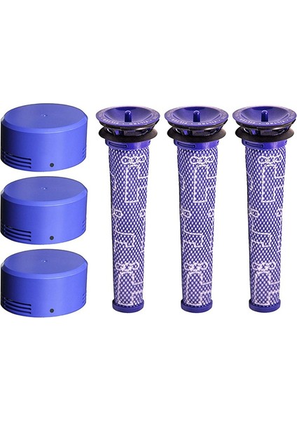 Dyson Dc5 / 59 V6V7V8 Filtre Seti Için 6pcs Elektrikli Süpürge Aksesuarları (Yurt Dışından)