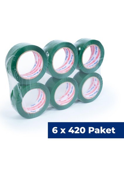 45 mm x 100 mt Yeşil Koli Bandı 2520 Adet