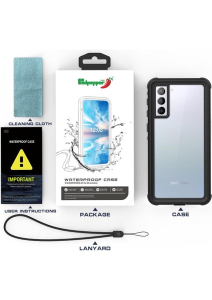 Samsung Galaxy S21 12FT Askeri Darbeye Dayanıklı Ekran Koruyucu (Yurt Dışından)