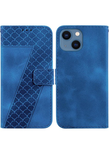Telefon Kılıfı Için iphone 14 Flip Folio Kapak Cüzdan Kart Yuvası Fonksiyonu Pu (Yurt Dışından)