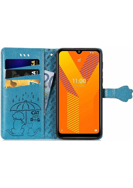 Wiko Y62 Deri Kılıf Darbeye Kapak Kapak Karikatür Hayvanlar Için Kılıf (Yurt Dışından) modelleri