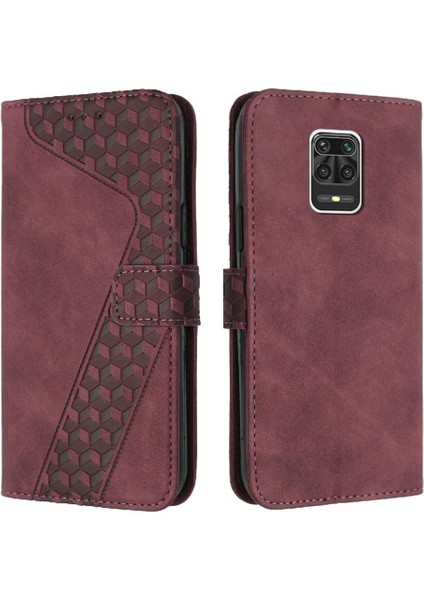 Telefon Kılıfı Için Xiaomi Redmi Not 9s/not 9 Pro Flip Folio Kickstand Cüzdan (Yurt Dışından)