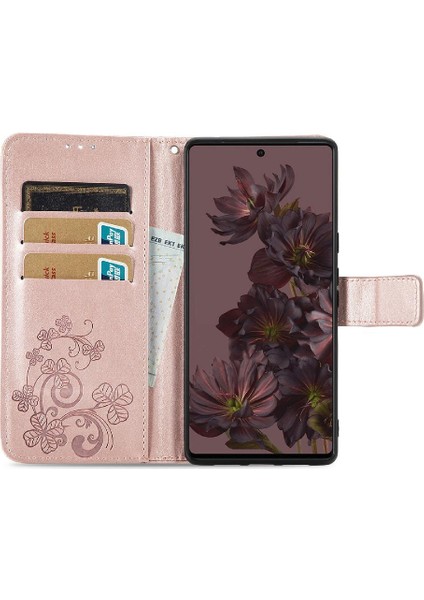 Google Piksel 7 Pro Dört Yapraklı Yonca Flip Kapak Kılıf Için Kılıf Kısa (Yurt Dışından) fırsatları