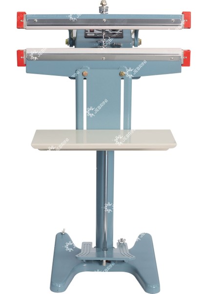 Jebrini Makina Çift Çeneli Pedallı Poşet Ağzı Yapıştırma Makinası 450 mm
