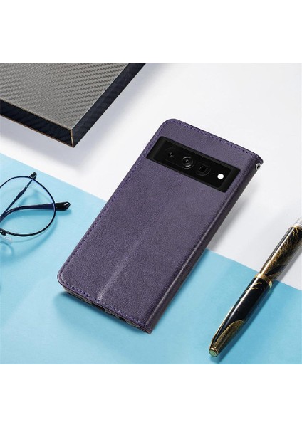 Google Piksel 7 Pro Dört Yapraklı Yonca Flip Kapak Kılıf Için Kılıf Kısa (Yurt Dışından)