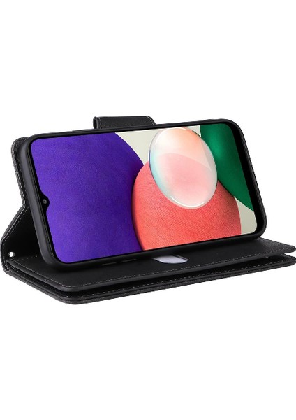 Samsung Galaxy A22 Için Kılıf 5g Kart Tutucu Fermuar Cüzdan Kapak ile El (Yurt Dışından) indirimleri