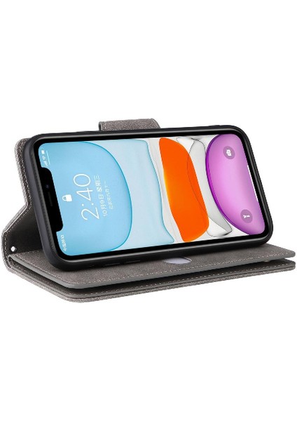 El Kayışı Kart Tutucu Fermuar ile iphone 11 Için Manyetik Deri Kılıf (Yurt Dışından) indirimleri