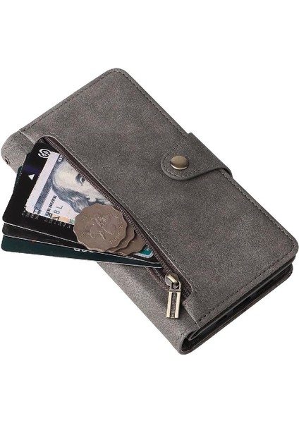 Iphone 14 Için Kılıf Pro Max Fermuar Cüzdan Kapak Kart Tutucu Manyetik ile (Yurt Dışından) fırsatları