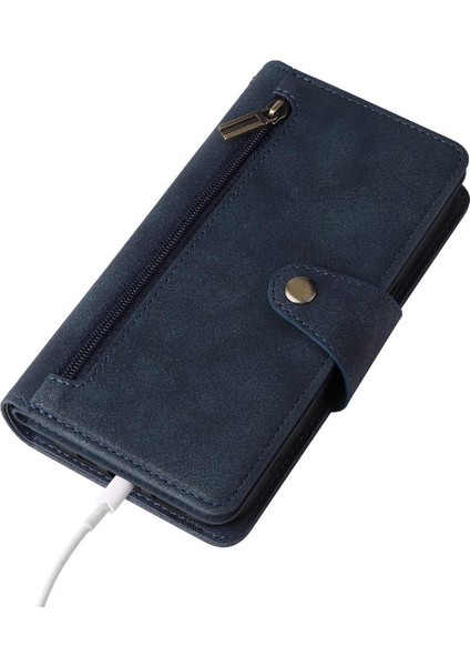 Iphone 14 Için Kılıf Pro Max Fermuar Cüzdan Kapak Kart Tutucu Manyetik ile (Yurt Dışından) fırsatları