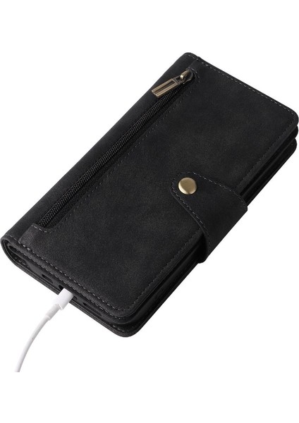 Iphone 14 Için Kılıf Pro Max Fermuar Cüzdan Kapak Kart Tutucu Manyetik ile (Yurt Dışından) fırsatları