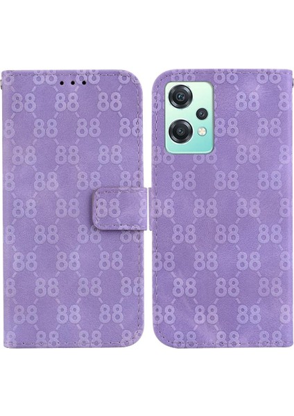 Oneplus Nord Ce 2 Lite 5g Için Telefon Kılıfı Kart Tutucu Cüzdan Kapak Pu 8 (Yurt Dışından)