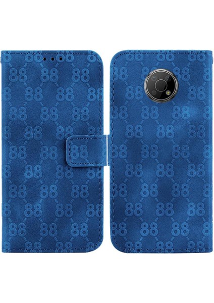 Nokia G300 Için Telefon Kılıfı Kart Tutucu Cüzdan Kapak Kickstand Çift 8 Pu (Yurt Dışından)