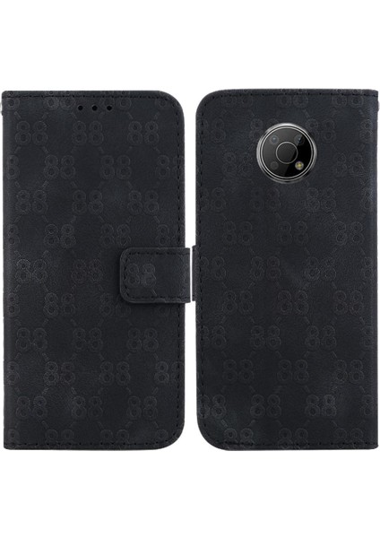 Nokia G300 Için Telefon Kılıfı Kart Tutucu Cüzdan Kapak Kickstand Çift 8 Pu (Yurt Dışından)