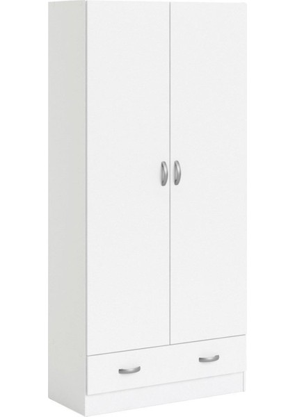 Aysu Giyinme Dolabı - Çok Amaçlı Dolap - Gardırop 80 Cm-2 Kapaklı-1 Çekmeceli fiyatları