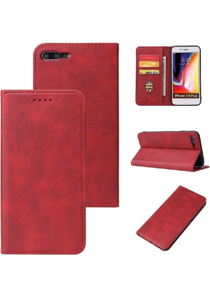 Iphone Xs Max Kart Ekleme Deri Folio Flip Case Manyetik (Yurt Dışından)