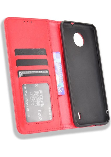 Nokia C10/C20 Manyetik Kapatma Cüzdan Pu Deri Kılıf (Yurt Dışından) fırsatları