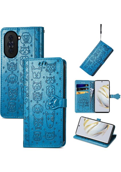 Huawei Nova 10 Için Kılıf Kapak Kapak Karikatür Hayvanlar Darbeye Deri (Yurt Dışından) fiyatları
