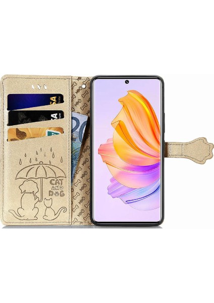 Huawei Onur Için Kılıf 80SE Karikatür Hayvanlar Kısa Kayış Darbeye Deri (Yurt Dışından) indirimleri