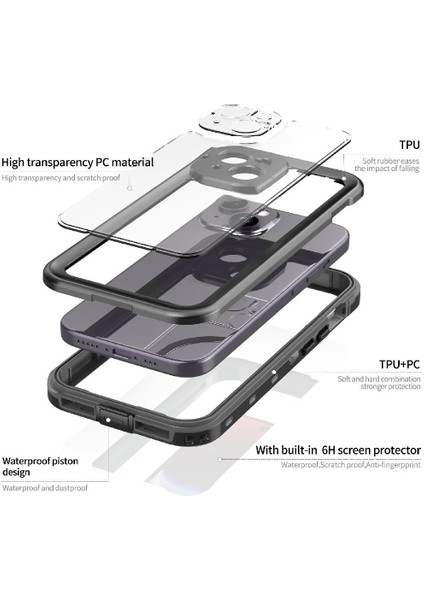 Iphone 15 Için Su Geçirmez IP68 Su Geçirmez Tam 12FT Askeri Inşa (Yurt Dışından) indirimleri