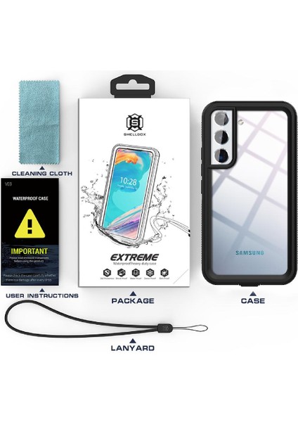 Samsung Galaxy S22 Ekran Koruyucu Su Geçirmez IP68 Tam Inşa (Yurt Dışından) modelleri