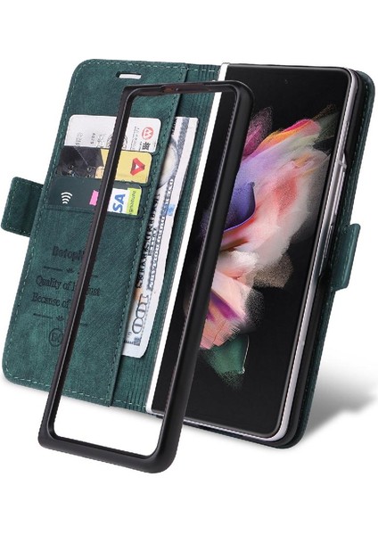 Samsung Galaxy Z Için Kılıf Fold 3 5g Kart Yuvaları Cüzdan Kapak Çevirin Tpu (Yurt Dışından) indirimleri