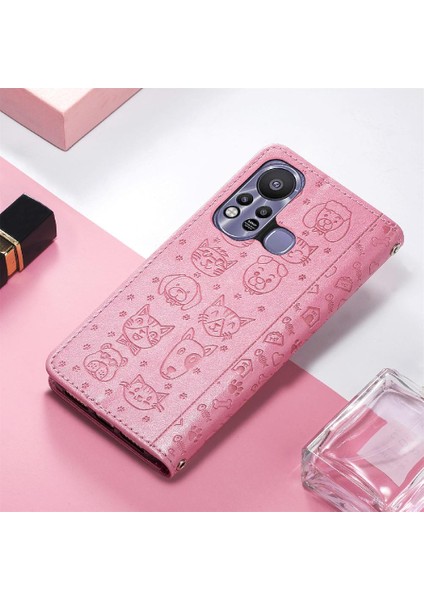 Infinix Sıcak 11S Darbeye Deri Kılıf Karikatür Hayvanlar Için Kılıf Kısa (Yurt Dışından) indirimleri