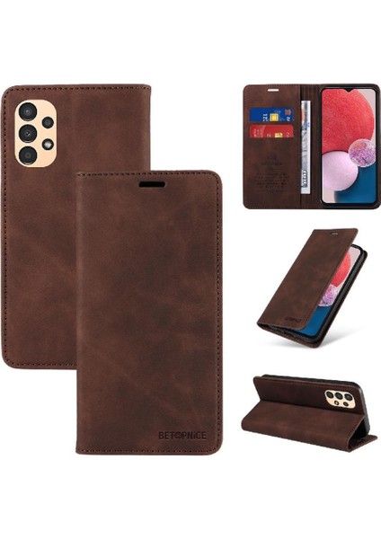 Samsung Galaxy A04 4g Pu Deri Manyetik Koruyucu Folio Cüzdan (Yurt Dışından)