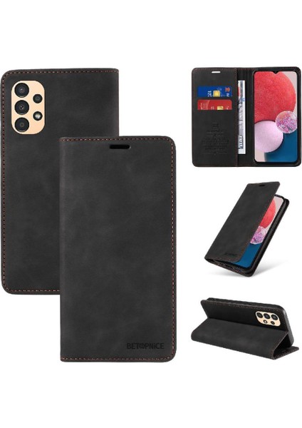 Samsung Galaxy A13 4g Pu Deri Manyetik Koruyucu Folio Cüzdan (Yurt Dışından)