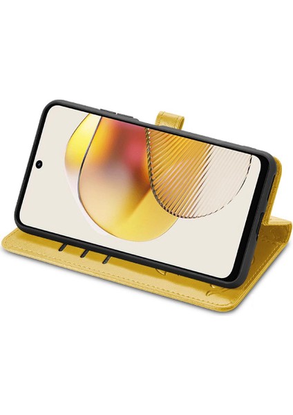 Moto G73 Için Kılıf Deri Kılıf Darbeye Karikatür Hayvanlar Kapak Çevirin (Yurt Dışından) modelleri